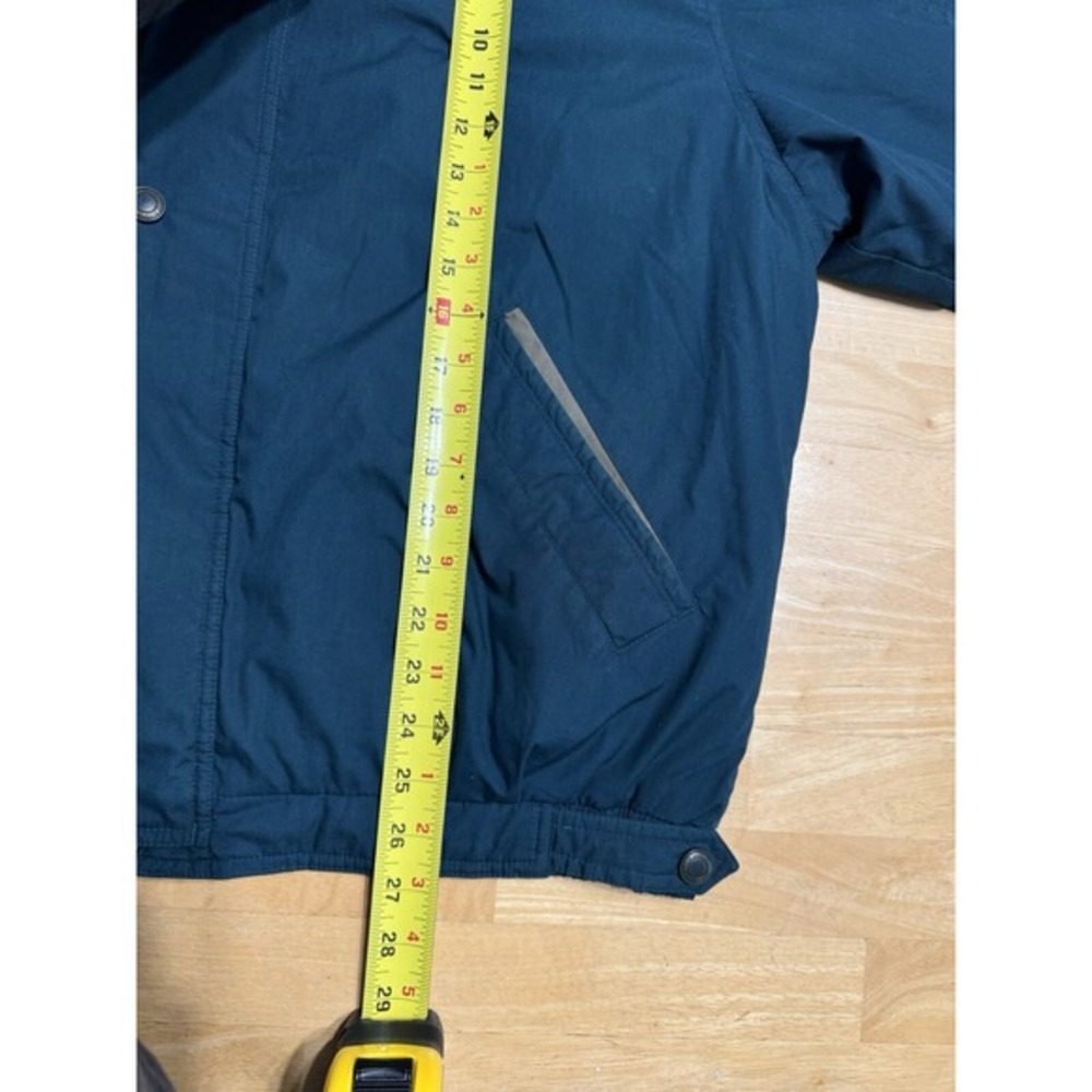 Members Only‎ Mens Jacket Vintage Green Blue Bomber Full Zip Lined Size Medium - Picture 13 of 13